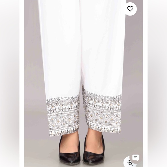 Pakistani/Indian CHINYERE embroidered shalwar - Picture 1 of 5